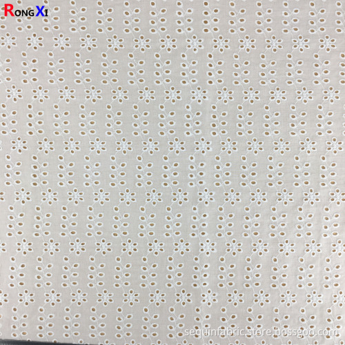 Multifunctional swiss waffle weave Voile Lace Fabric Cotton